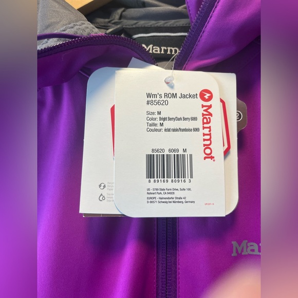 NWT - Marmot Women's ROM Jacket, size Medium - Picture 4 of 14